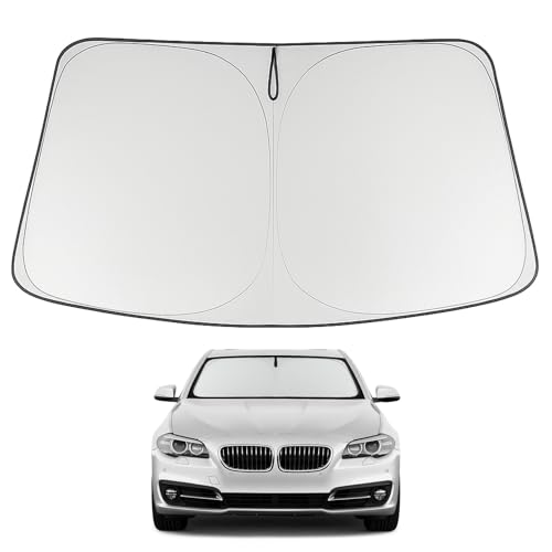 Image of Proadsy 2026 Upgrade Front Windshield Sun Shade Foldable Sunshade Protector Custom Fit 2011-2016 BMW 5 Series Accessories