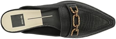 Dolce Vita Women's SIDON Loafer Flat, Noir Embossed Leather, 7 | Image 4