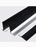 2-teilige Streifenbürste aus Aluminiumlegierung – H/F/T-Typ Industriestaubbürste, Streifenbürste for Werkzeugmaschinen, Schrankstaubbürste, Türunterseite, Schränke und Werkzeugmaschinen(H,1.6in/4cm)