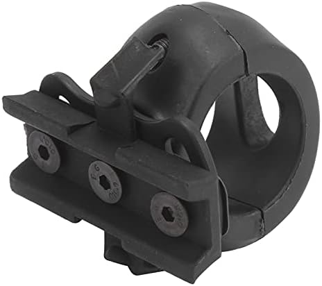 Jauarta Helmet Flashlight Mount, Adjustable Torch Bracket with 60 Degree Angle and Extra Screws, for MICH IBH Fast Helmets Airsoft Hunting (Black) — view 8