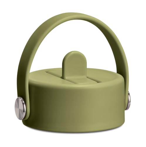 Image of Hydro Flask Lid - Straw Lid Replacement for Wide Mouth Water Bottles Palmer Green