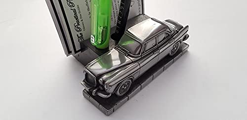 P5 Coupé étain avec porte-stylo et carte de visite noir