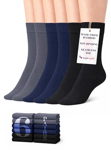 Hugh Ugoli Women’s Bamboo Rayon Dress Socks