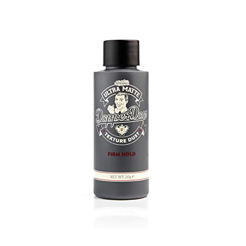 Dapper Dan Ultra Matte Texture Dust,Water Based And High Hold,Leaves A Natural Dry Textured Look That Lasts All Day, With A Citrus Cologne Scent, 1 x 0.7 oz