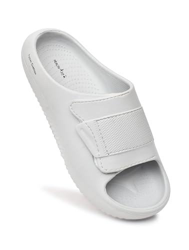 Image of HEALTH FIT Extra Soft Premium Classic Cushion Sliders /Slippers with Cushion FootBed for Adult & Comfortable Light Weight Anti-SkidWaterproof Stylish Flip Flops for Men's HF152