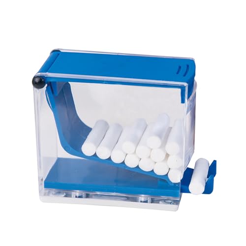 Divisor de rollos de algodón higiénico, Dispensador de rollos de algodón para dentistas,Dispensador de rollos de algodón transparente para dentista tipo prensa - Caja de almacenamiento de material par