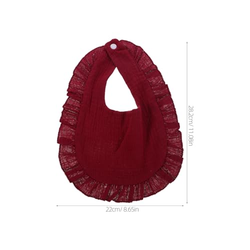 Lot de 8 bavoirs bébé en coton absorbant imperméable - 2
