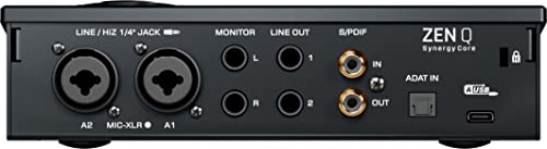Antelope Audio Zen Q Synergy Core 14X10 Bus-Powered Usb-C Audio Interface With Onboard Real-Time Effects And Expandable I/O #TOP2