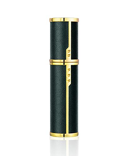 Louischanzl アトマイザー 香水アトマイザー 詰め替え 香水噴霧器 5ml レディース メンズ ワンタッチ補充 香水スプレー パフューム プシュ式 (FV-グリーン)