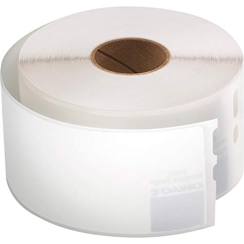 Dymo 30254 Lw Address Labels, 1-1/8 X 3-1/2, Clear, 130 Labels/Roll, 1 Roll/Bx #TOP5