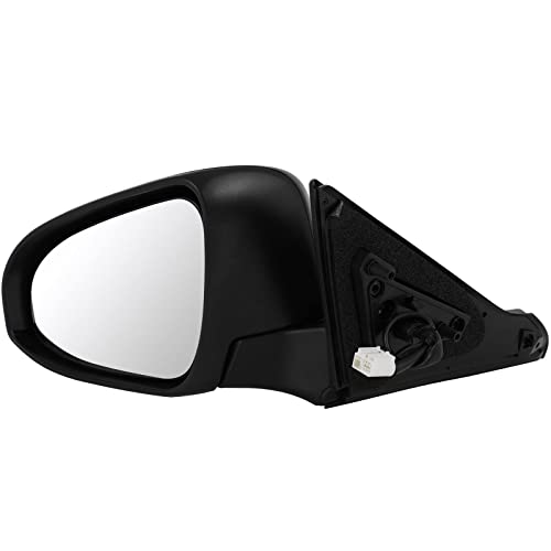 SCITOO Left Driver Side View Mirror Compatible with 2015 2016 2017 For TOYOTA CAMRY Power Heat Black Smooth Replacement Exterior Mirror 5 WIRES TO1320320 - Image 3