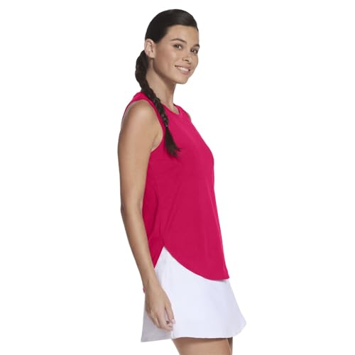 Skechers Godri Swift Moisture Wicking Tunic Tank, Bright Peony, X-Large by Skechers - Used condition - Image 2