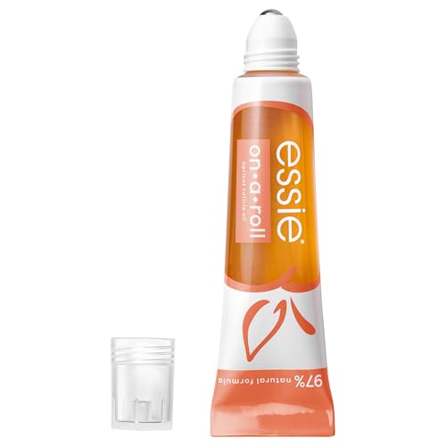 Essie Olio Unghie, Risultato Professionale e Manicure Impeccabile, Unghie e Cuticole Morbide e Lisce, Formula Naturale con Olio di Albicocca, On-A-Roll, Colore: Apricot 260, 13,5 ml