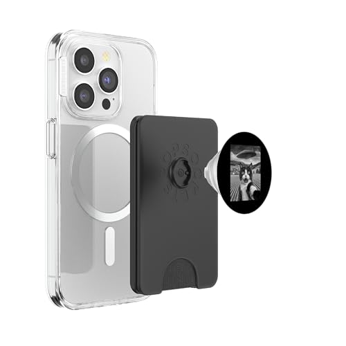 Cat Selfie With Alien UFO Funny Cat Gifts For Men Women Kid PopSockets PopWallet pour MagSafe – vue 3