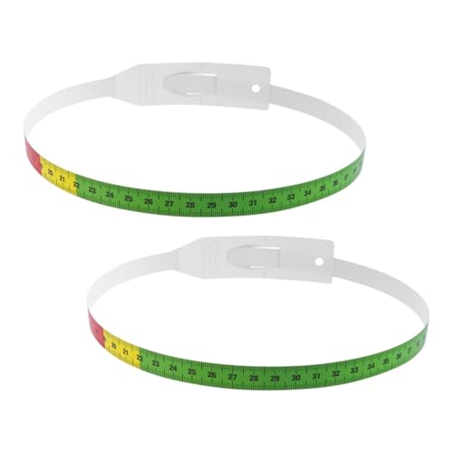 Tofficu 2個 儿童??尺 正確な身体測定用テープメジャー 裁縫 衣類測定に 育児 用 多用途巻き尺