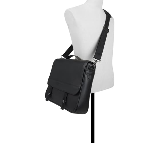 Image of Ted Baker Men's Irvine Pebbled Laptop Messenger Bag