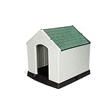 Gardiun KZT1002 - Caseta de Perro Zeus Plus Resina Beige/Verde 78x87x81 cm