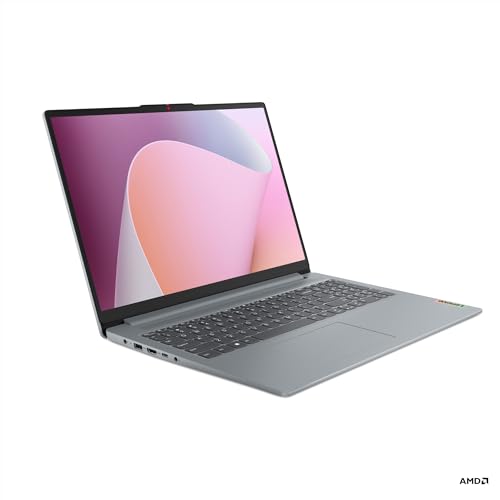 Lenovo IdeaPad Slim 3 16ABR8 - Ordinateur Portable 16'' WUXGA (AMD Ryzen 7 5825U, RAM 16Go, SSD 512Go, AMD Radeon Graphics, Windows 11 Home) Clavier AZERTY Français - Gris