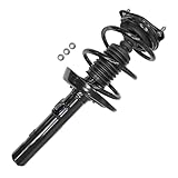 Detroit Axle - Front Left Strut for 2016-2021 Honda Civic 2019-2022 Insight Excludes 1.5L Turbocharged, 2017 2018 2019 2020 Complete Strut with Coil Spring Assembly Replacement