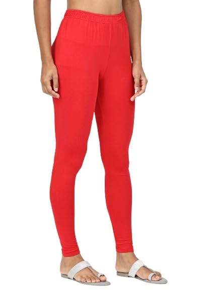 Image of Robinbosky Premium Stretchable Cotton Ankle Legging for Women | Suitable for Formal wear & Casual wear | High-End Elastic Makes The Leggings Squat Proof and Durable for Travel, Yoga, & Workout.