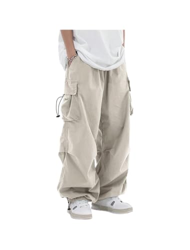 ZAFUL Men's Harem Pants Casual Cargo Pants Lightweight Quick Dry Travel Pants for Beach Yoga Hiking Festivals Streetwear