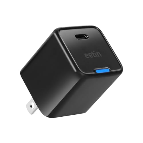 USB C GaN 30W Fast Charging Block(Non-Foldable),PPS PD3.0 Mini Type C Charger for iPhone 17/16/15/14/13/12,Galaxy S25/24/23/22,iPad/AirPod/Apple Watch,Pixel(Cable Not Include)