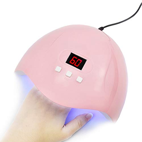 AIYIFU Gel UV Nail Lamp 54W UV LED Nail Dryer Light pour Gel Nails Polish Manucure Professionnel pour La Maison et Le Salon Lampe de Polymérisation avec 3 Minuteries Cover