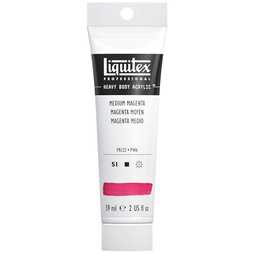 Image of Liquitex Professional Heavy Body Acrylic Paint 2-oz tube, Medium Magenta