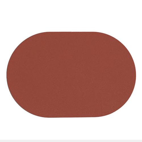 Tapis Isolant Ovale Bicolore et Imperméable pour Table et Assiette - 2