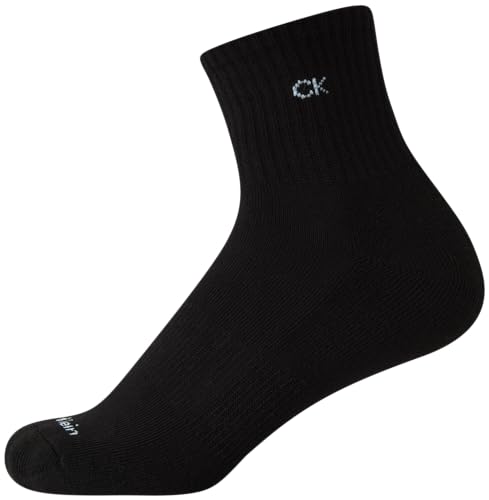 Image of Calvin Klein Womens 12 Pack Terry Cushioned High Quarter Socks