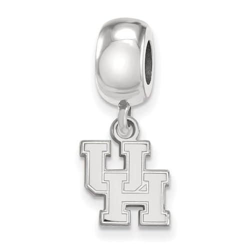 LogoArt Sterling Silver University of Houston XS Dangle Bead Charm