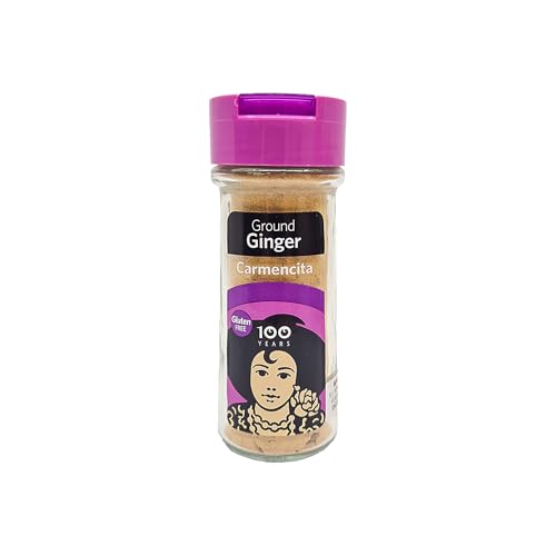 Carmencita Jengibre Molido, Sin gluten, Tarro de Cristal con Dosificador 37g
