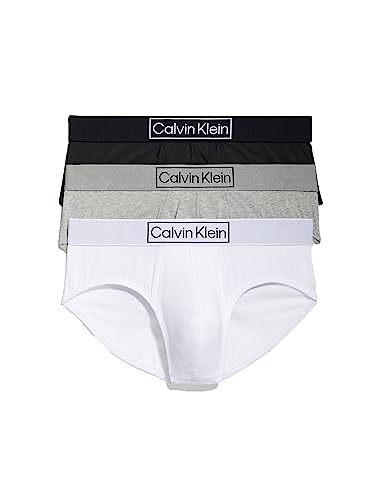Calvin Klein Reimagined Heritage 3-Pack Hip Brief Black/Grey Heather/White X-Large