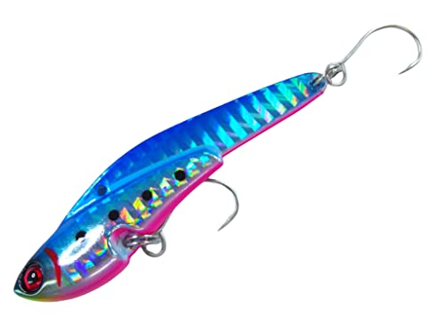 【momoルアー】 シーバスルアー 青物 メタルバイブ アオモノプレート AP-26 AP-35 AP-42 青物完全対応の決定版!! (26g - マコイワシ) 1枚目