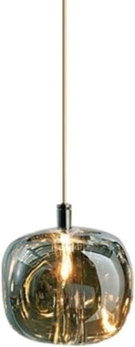 Lustre design minimaliste à éclairage coloré pour bar à cage