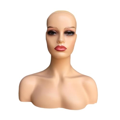 Busto para pelucas que evita enredos y organiza tus collares sin ocupar espacio 7