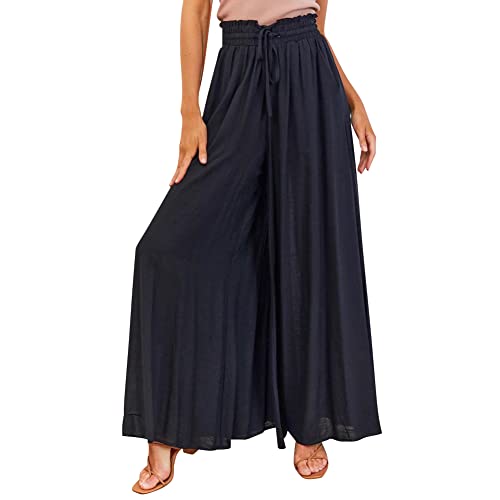 Odizli Hosenrock Damen Lang Boho Blume Chiffon Weite Hose Palazzo Schlaghose High Waist Culotte Baggy Strandhose Leicht Sommerhose Locker Flare Marlenehose Haremshose Freizeithose Schwarz M Odizli Hosenrock Damen Lang Boho Blume Chiffon Weite Hose Palazzo Schlaghose High Waist Culotte Baggy Strandhose Leicht Sommerhose Locker Flare Marlenehose Haremshose Freizeithose Schwarz M