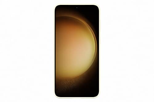 Samsung Silicone Smartphone Case EF-PS916 für Galaxy S23+, Handy-Hülle, Silikon, Kratzfest, Schlankes Design, Cream – Ansicht 2