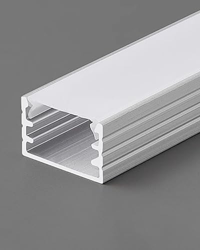Binario di illuminazione a LED in alluminio, design flessibile a forma di U per soffitto, perfetto per garage, ufficio e soggiorno