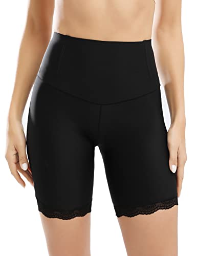 Xnova Damen Bauchweg Unterhose Miederpants Miederhose Shapewear, Anti-Chafing Spitzen Shorts Hipster Panty, Unter Rock Kurz Hose Blickdicht (1 Stück schwarz, L) Xnova Damen Bauchweg Unterhose Miederpants Miederhose Shapewear, Anti-Chafing Spitzen Shorts Hipster Panty, Unter Rock Kurz Hose Blickdicht (1 Stück schwarz, L)