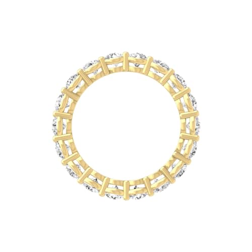 2 Carat to 5 Carat (CT. T.W.) Lab Grown Diamond Eternity Band Ring for Women |14K Yellow or White Gold Wedding Anniversary Band Ring | D-E Color and VS Clarity3