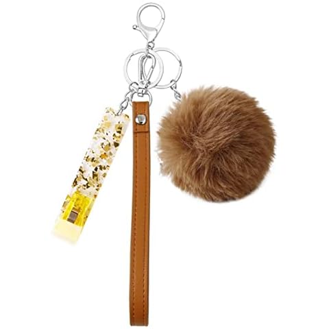 ATHERR Card Grabber for Long Nails - Credit Debit Card with Acrylic Clip Hairball, Stylish Card Puller Keychain Accessories for Bag Pouch Purse Cover