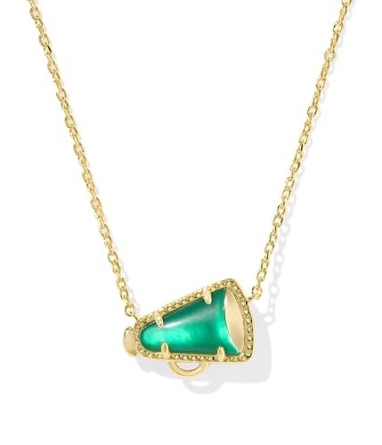 Kendra Scott, Womens, Cheer Short Pendant Necklace, Emerald Illusion, One Size