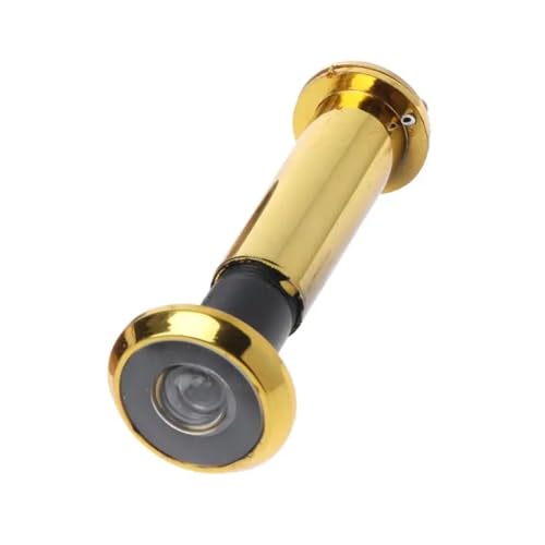 Mirilla para puerta 2 piezas para seguridad con visor para privacidad con vidrio óptico L (dorado) miniatura 1