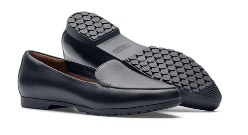 Image of Shoes for Crews Women's Slip-Resistant Loafers - Comfortable, Non-Slip Dress Shoes for Women in Healthcare, Hospitality, Education, Retail - Loren