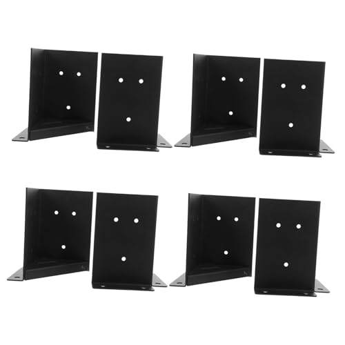 Ancrage de poteau anti-vent avec embase stabilisatrice pour redresser une boîte aux lettres ou pergola