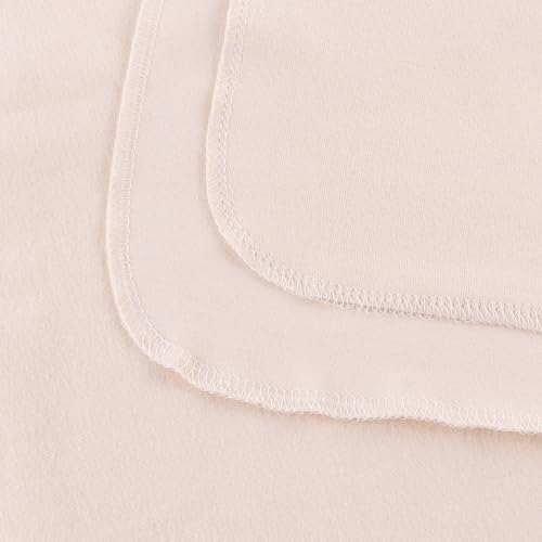 Image of PESAAT Cotton Baby Swaddle Hat Set Newborn Infant Hats Receiving Blankets for Baby Boys Girls