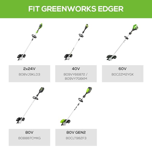 Greenworks 1803602 Blades, Black, Blades (2-pack) - Image 2