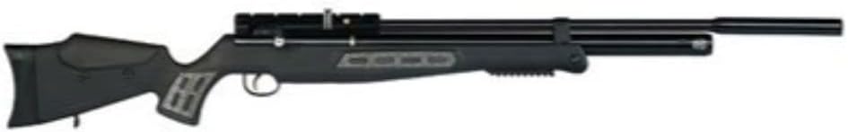 HatsanBT65SB Quiet Energy Pre-Charged Pneumatic Bolt Action Air Rifle, .22 Caliber, 23" Barrel, 10 Rounds, Black Stock/Black