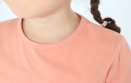 Image of Lilax Girls' Basic Long Sleeve Round Neck Cotton T-Shirt